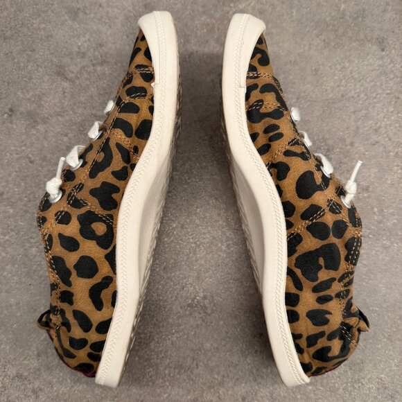 Dr. Scholl's 8.5 Brennen Slip On Sneakers Leopard Animal Cheetah Scholls Shoes - Picture 8 of 16